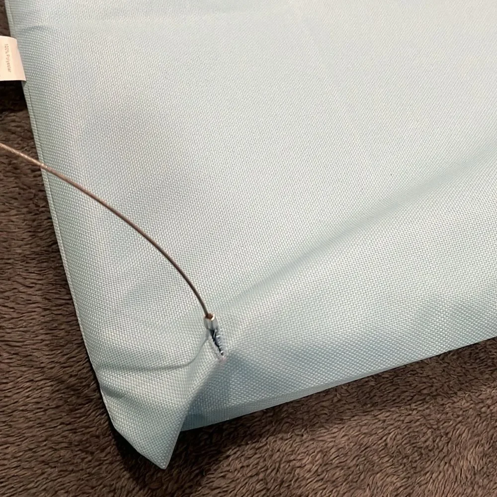 Light blue perch for your cat to put in the window with suction